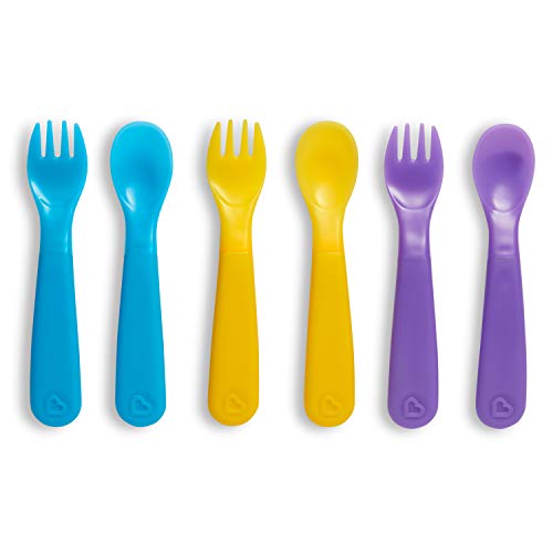 Munchkin ColorReveal Toddler Utensils, 6 Pack