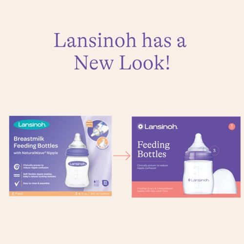 Lansinoh Baby Bottles with Slow Flow Nipples