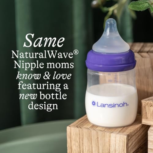 Lansinoh Baby Bottles with Slow Flow Nipples