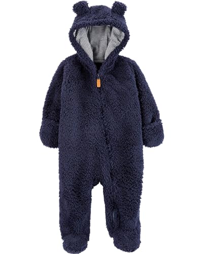 Carter's Baby Sherpa Bunting in Navy - 3 Months