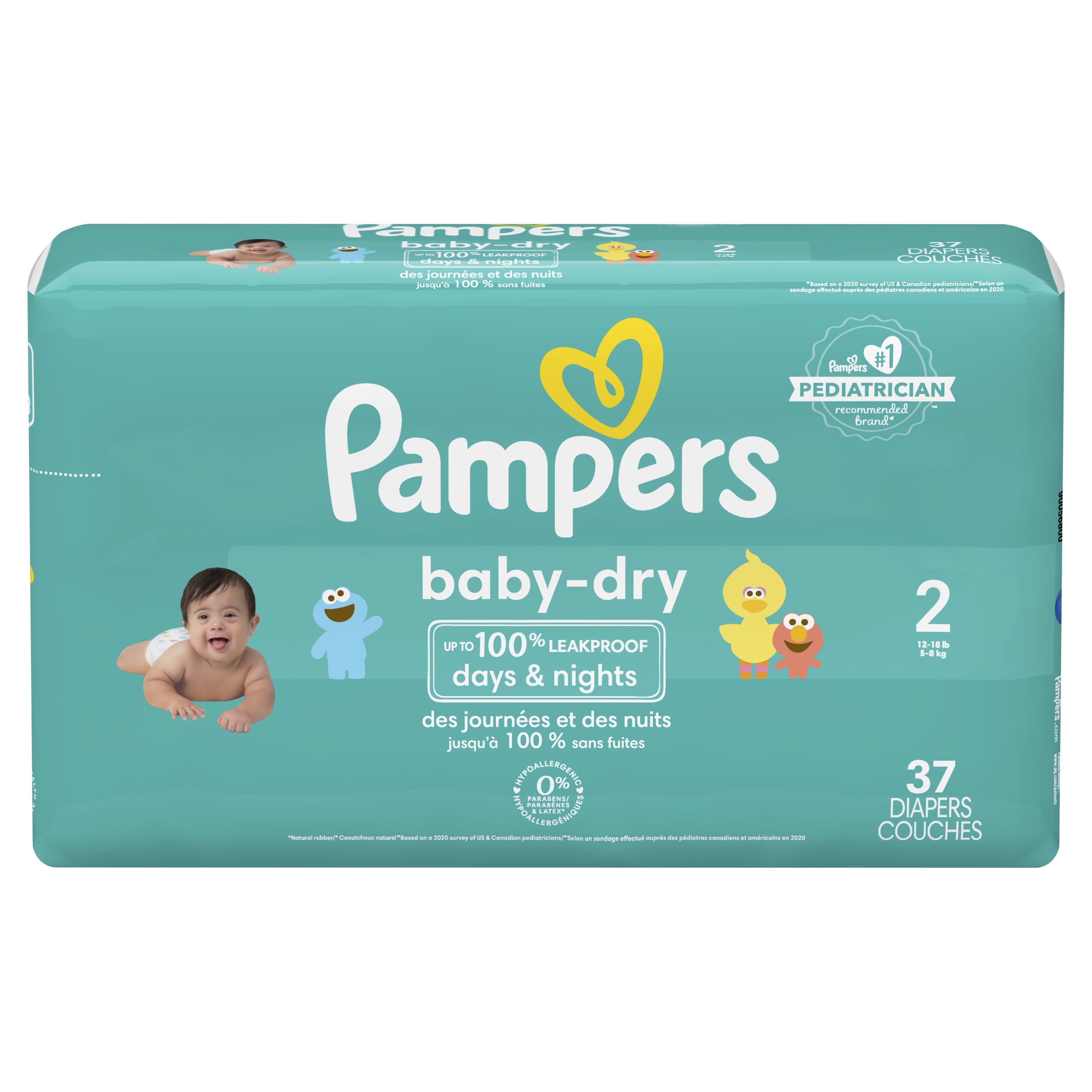 Pampers Baby Dry Disposable Diapers Size 2