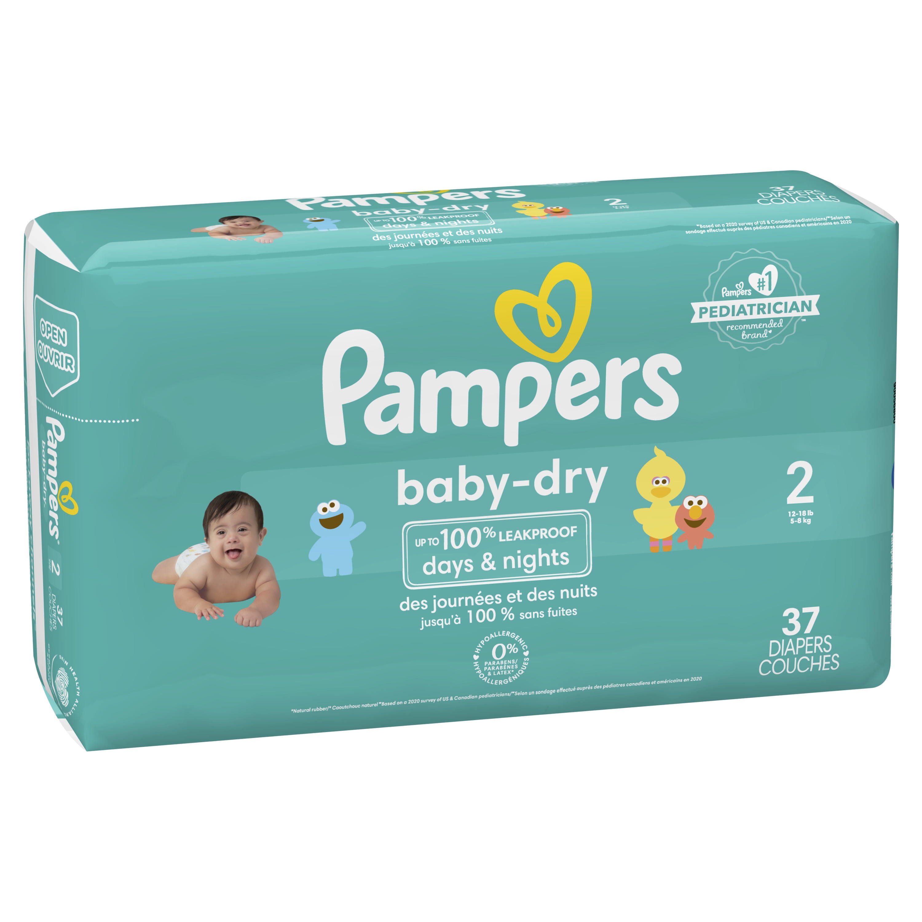 Pampers Baby Dry Disposable Diapers Size 2