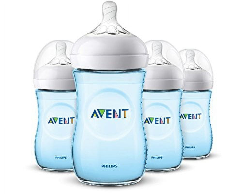Blue 9oz Philips Avent Baby Bottle, 4pk