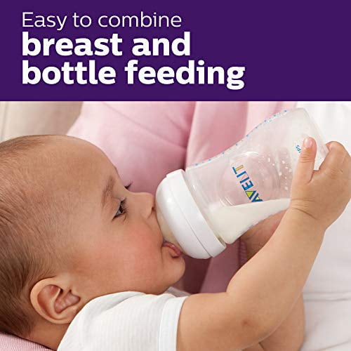 Blue 9oz Philips Avent Baby Bottle, 4pk