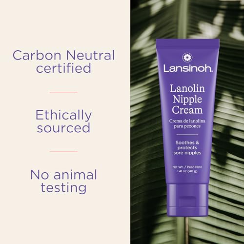 Lansinoh Lanolin Nipple Cream for Breastfeeding Moms, 1.41 Ounces