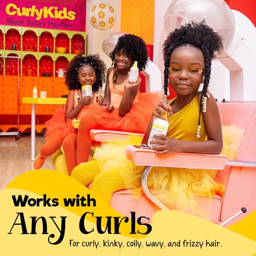 CurlyKids Mixed Hair HairCare Bundle - 4 items