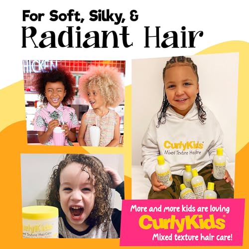 CurlyKids Mixed Hair HairCare Bundle - 4 items