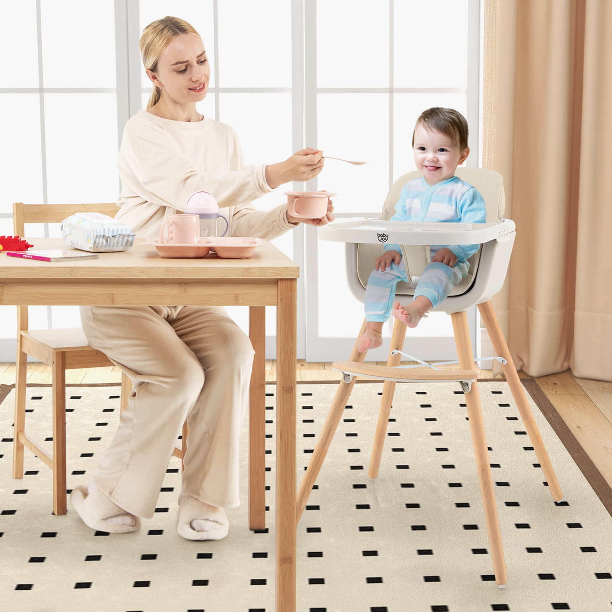 Convertible High Chair for Babies and Toddlers