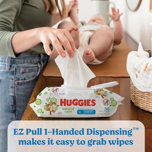 Huggies Natural Care Diaper Wipes, Fresh Scent (560 Count)