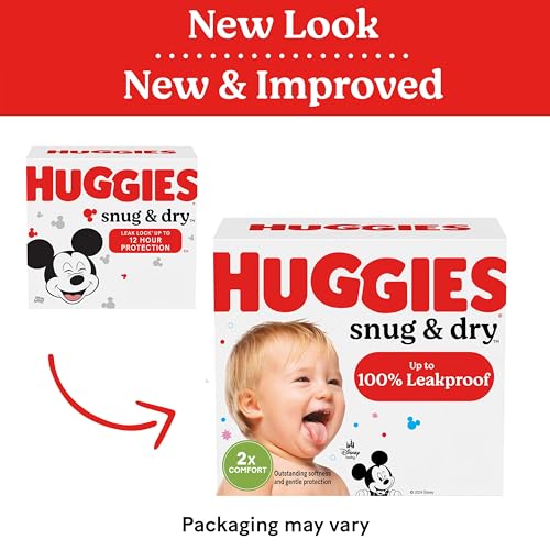Huggies Snug & Dry Size 1 Diapers, 108 Ct