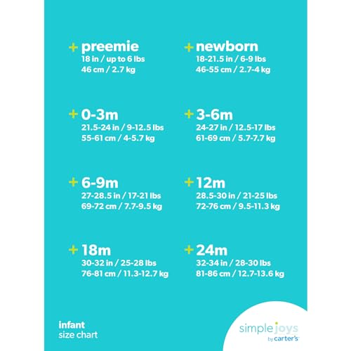 Carter's Unisex Teething Bibs, Pack of 7