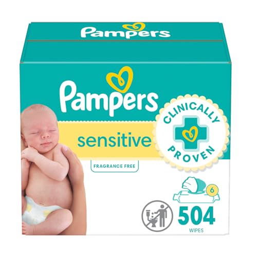 Pampers Sensitive Baby Wipes - 504 Count