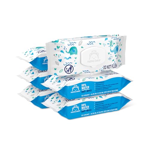 Mama Bear Hypoallergenic Baby Wipes, Fragrance-Free (6pk)