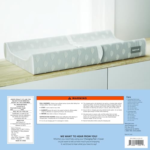Jool Baby Waterproof Changing Pad with Cozy Cover