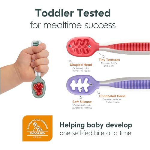 NumNum Pre-Spoon GOOtensils for Self-Feeding Babies
