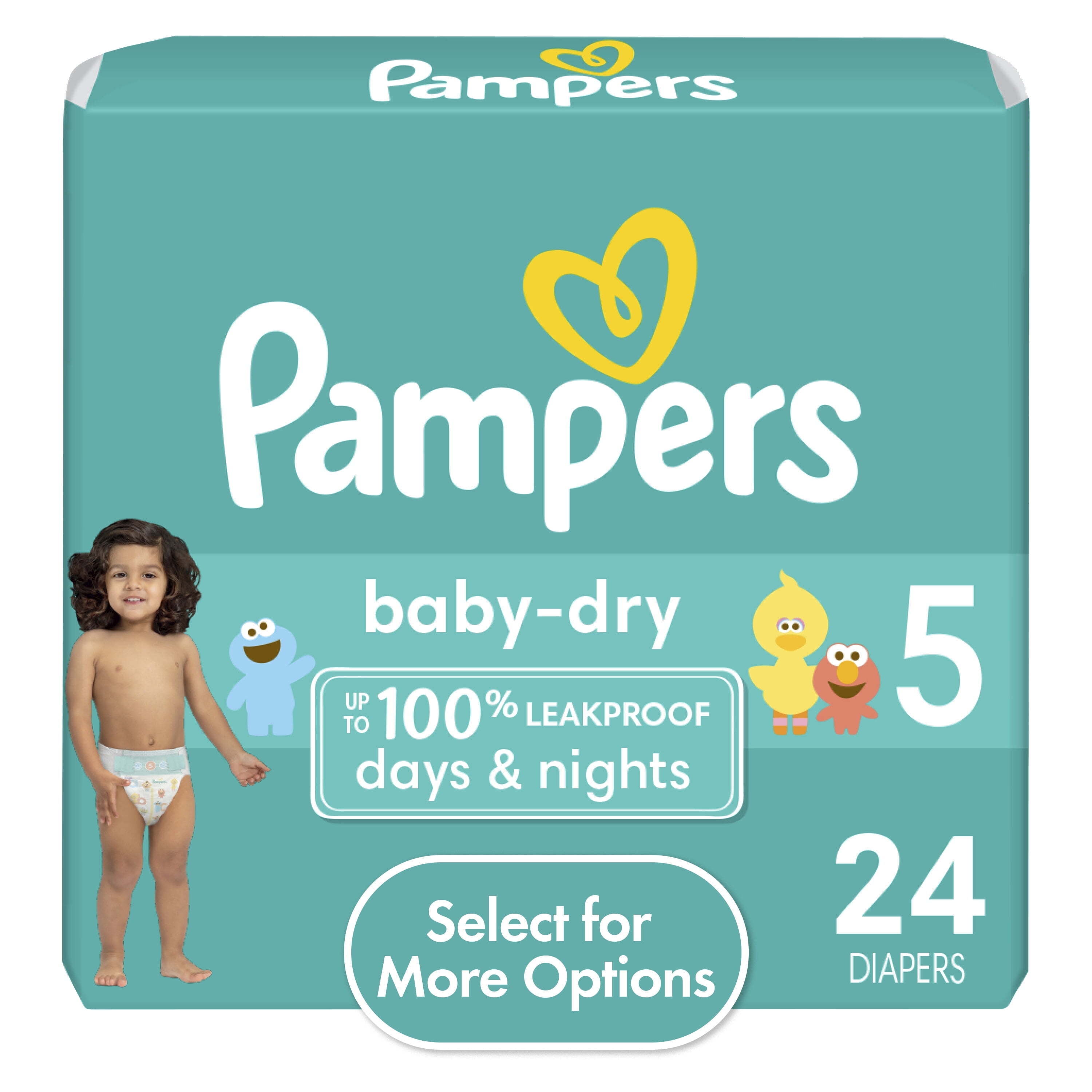 Pampers Baby Dry Disposable Diapers Size 5