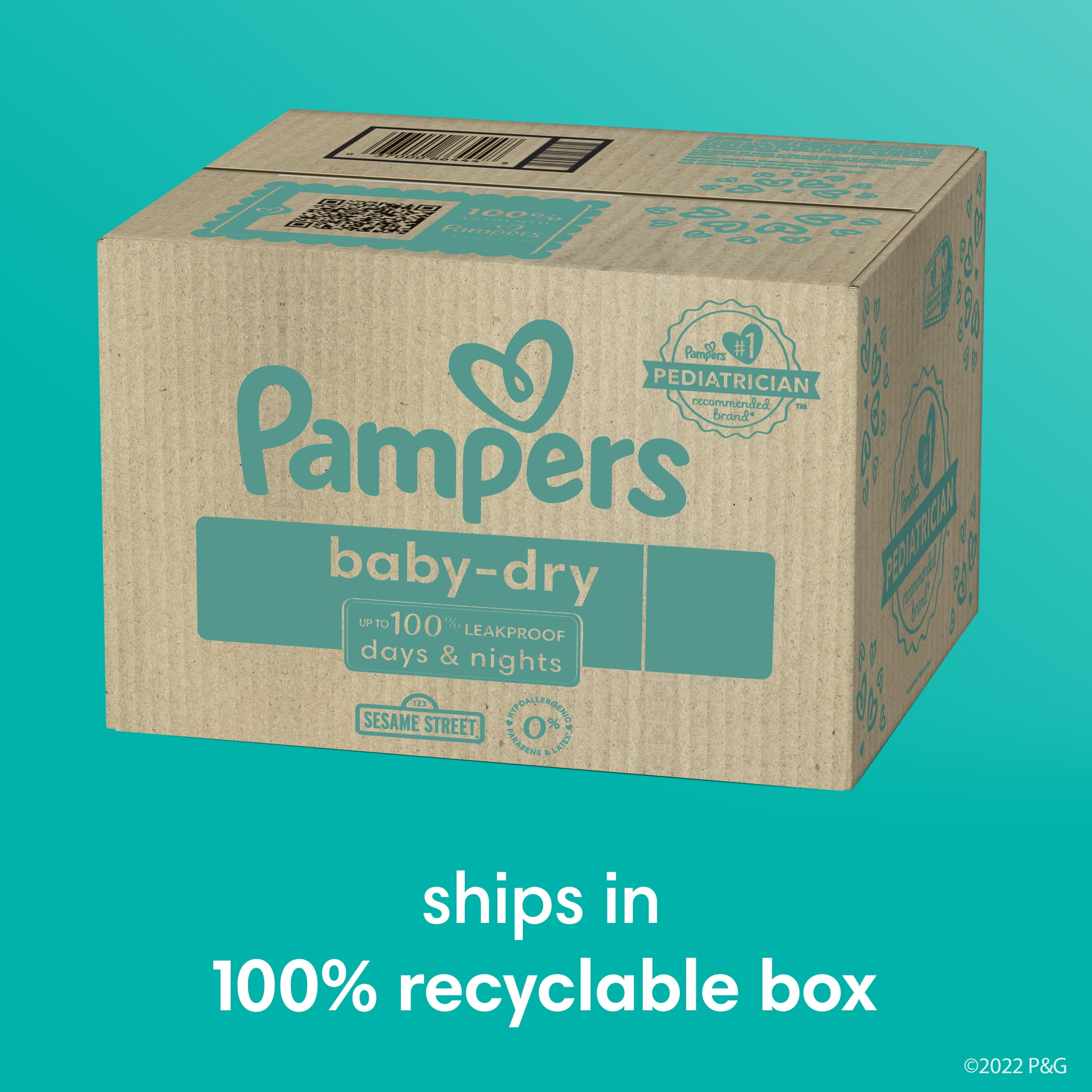 Pampers Baby Dry Diapers - 210 Pack