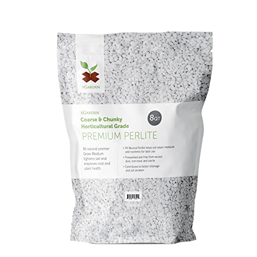 Premium Coarse Perlite for Hydroponics - 8 Quarts