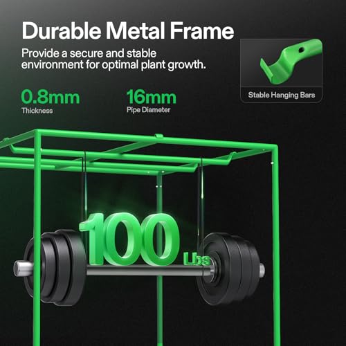 VIVOSUN 4x4 Mylar Grow Tent with Observation Window