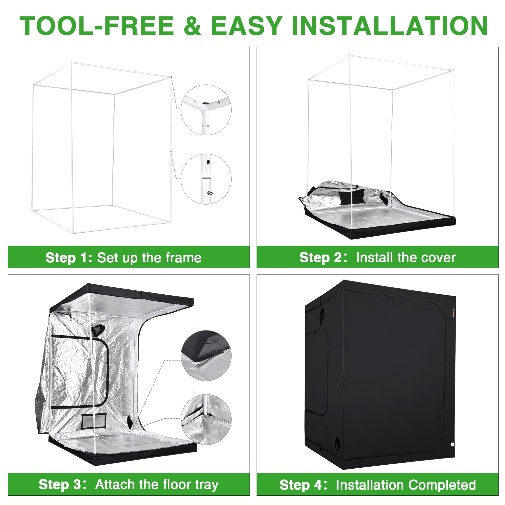 5x5' Hydroponic Grow Tent