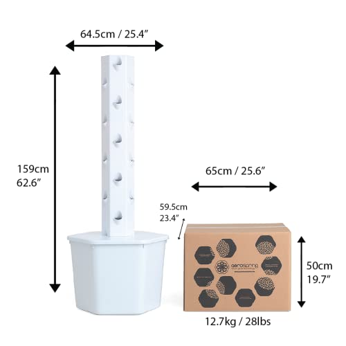 27-Plant Vertical Hydroponic Growing System for Outdoors