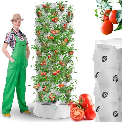 Hydroponic Tower for Indoor Plants - Nutraponics