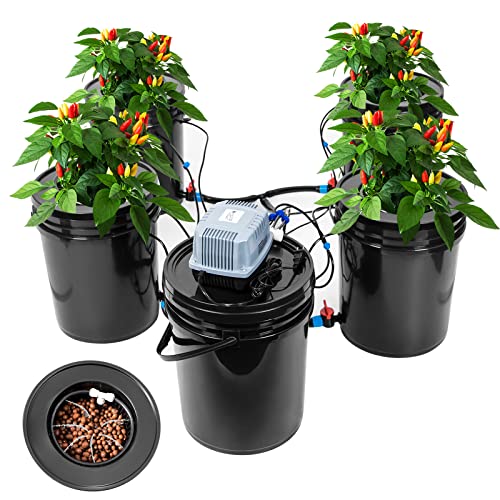 5 Gallon Multi Barrel Hydroponic System for Vegetables