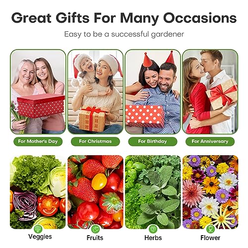 LED Indoor Hydroponic Growing System for Herbs & Vegetables