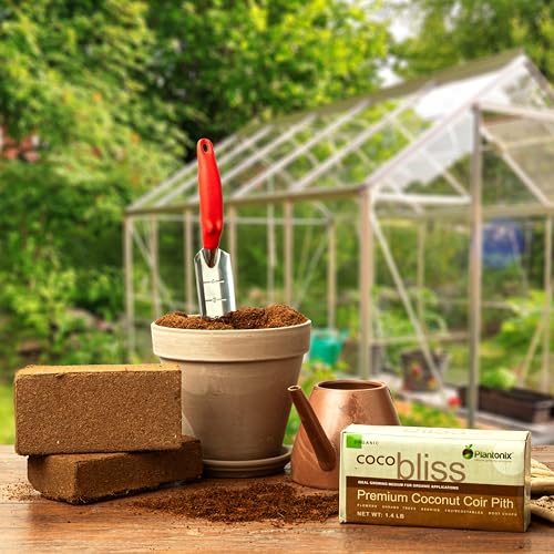 5 Compressed Coco Coir Bricks for Hydroponics