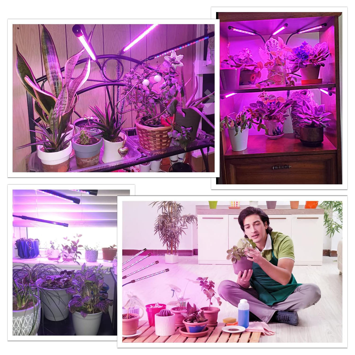 4 Head LED Indoor Plant Grow Light