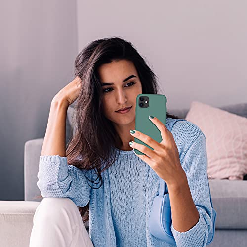 Silicone Shockproof iPhone 11 Case, Midnight Green