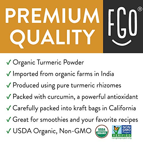 Lab Tested Organic Turmeric Root Powder with Curcumin