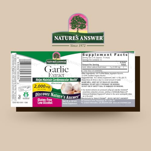 Garlic Extract 1 FL Oz  by Nature's Answer