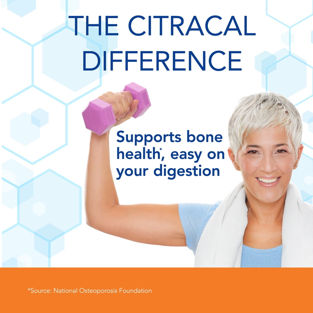 Highly soluble Citracal Petites with 400mg Calcium Citrate