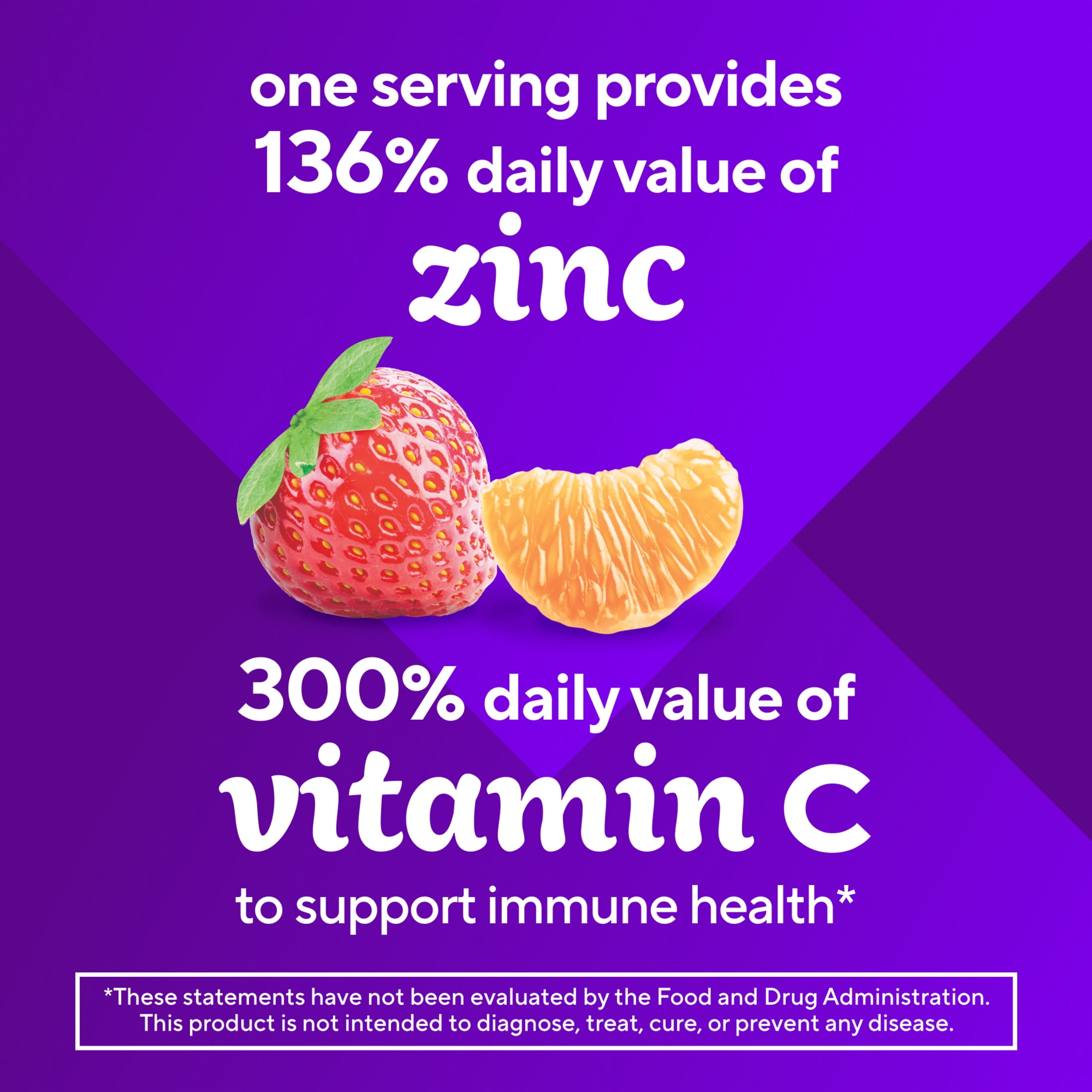 Vitafusion Zinc + Vitamin C Gummies 90ct