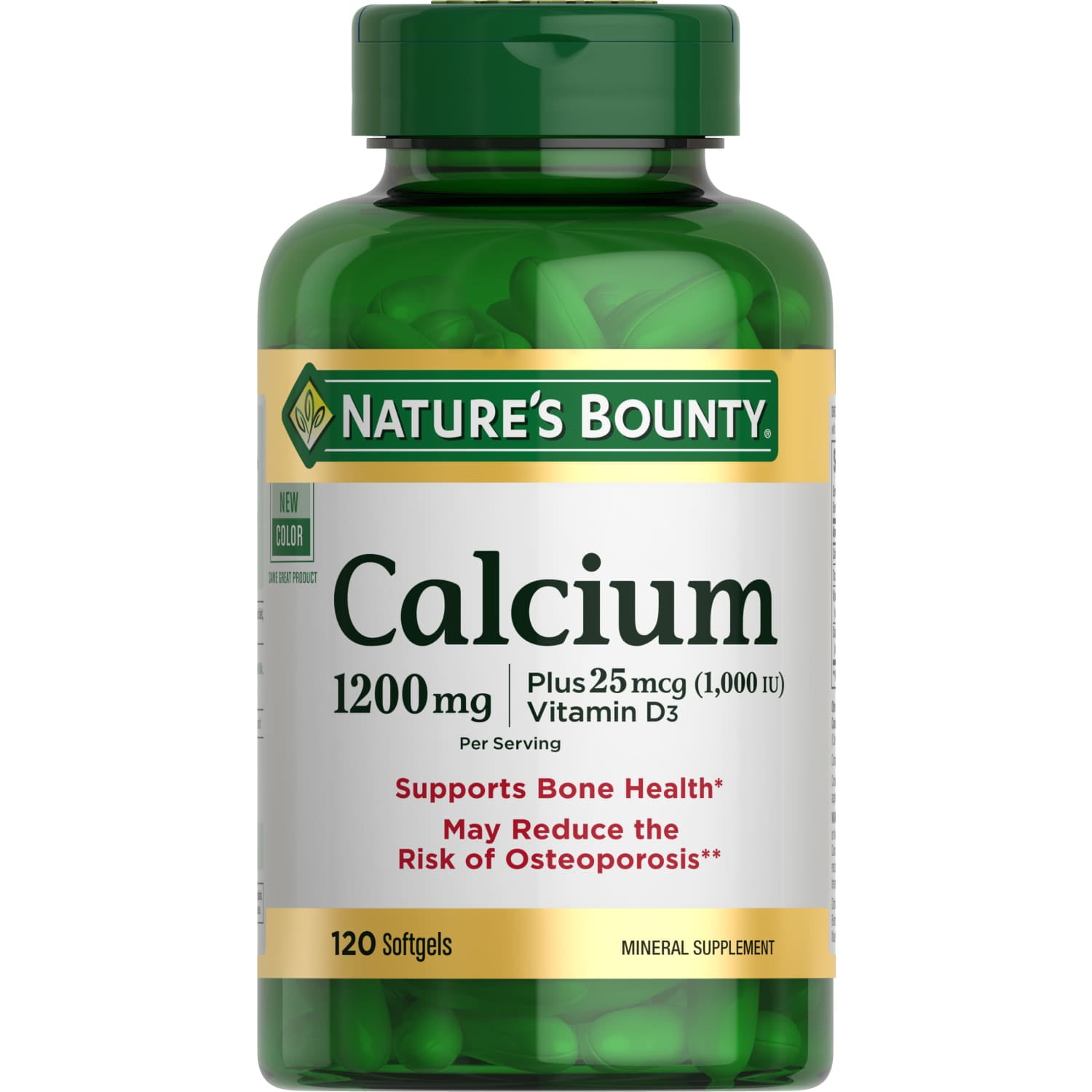 2-Pack Nature's Bounty Calcium + D3 Softgels (240)