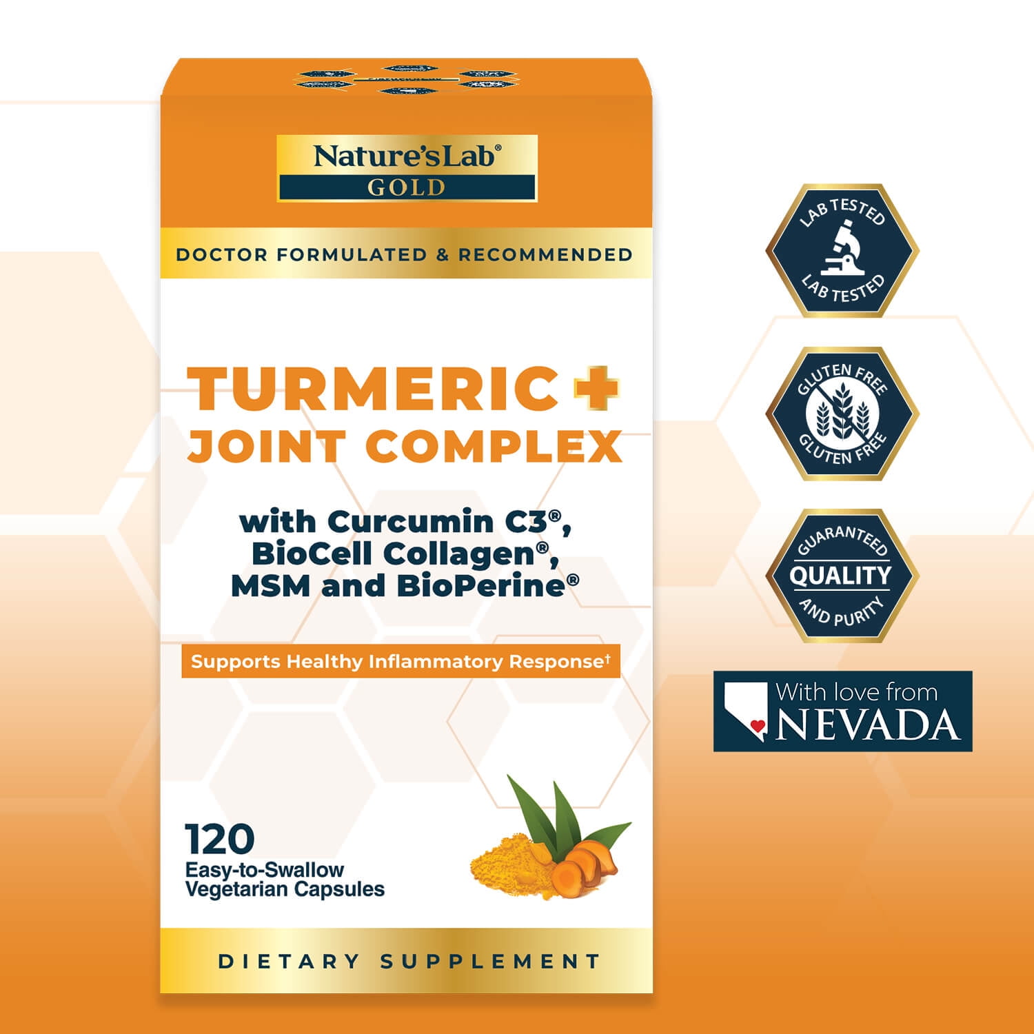 Gold Turmeric Joint Complex with BioCell Collagen