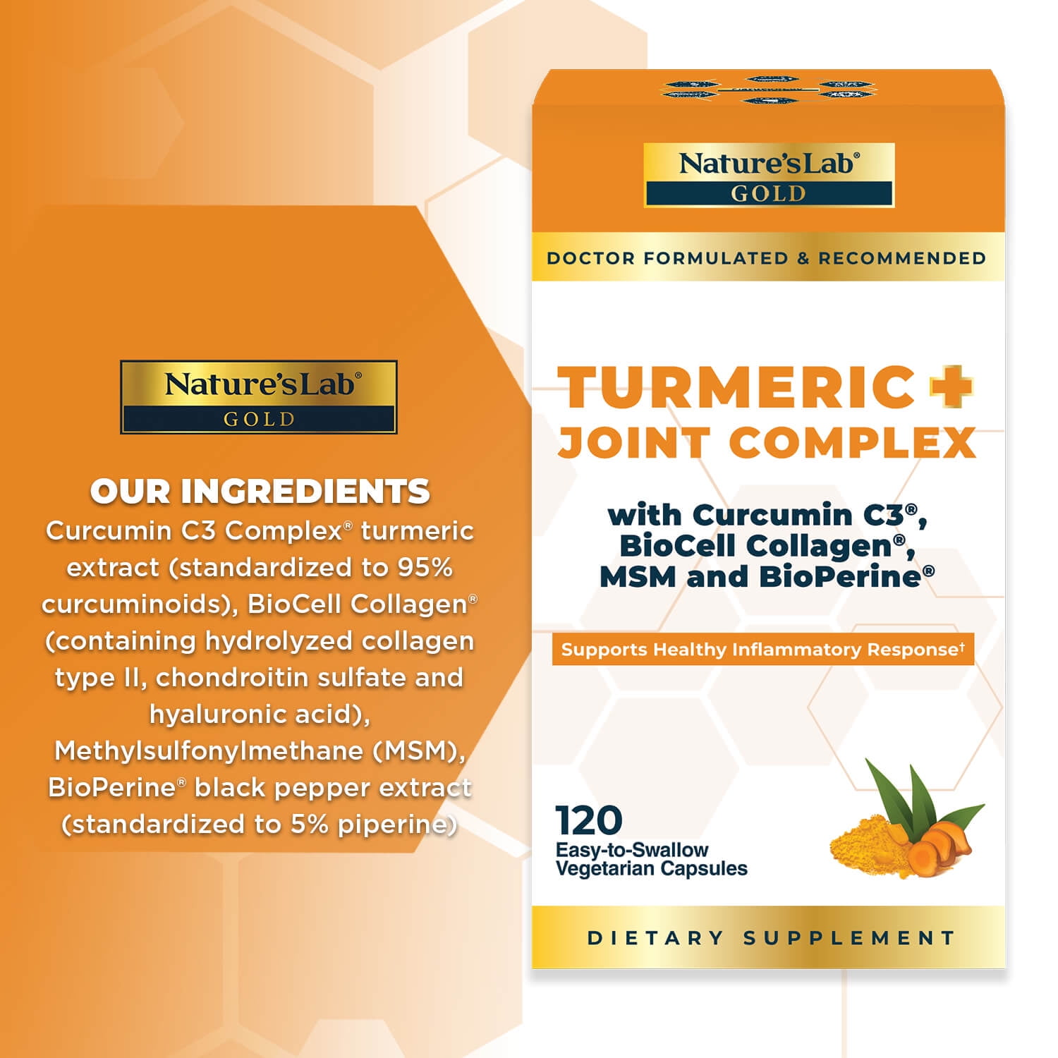 Gold Turmeric Joint Complex with BioCell Collagen