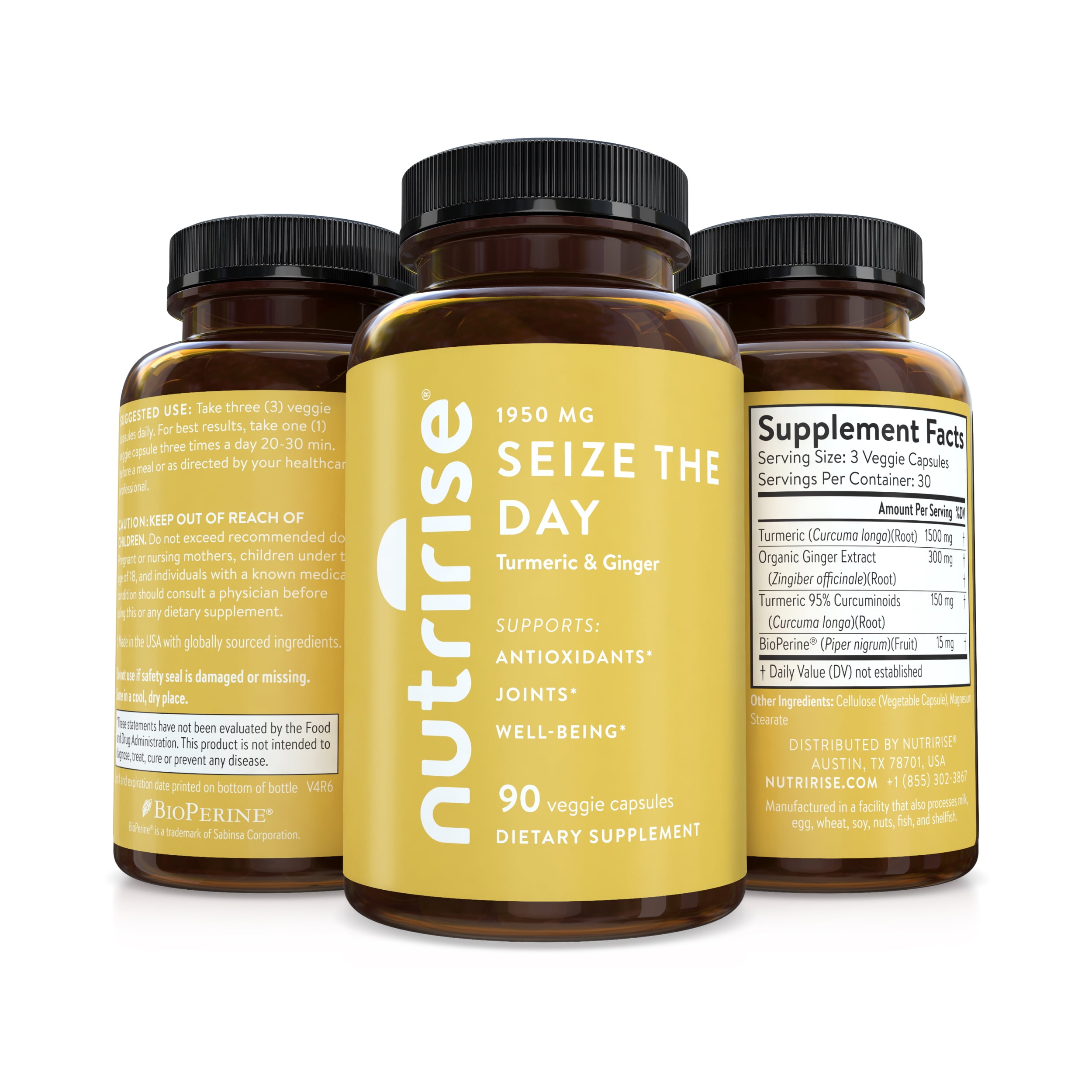 Turmeric Curcumin with Ginger & Black Pepper Extract