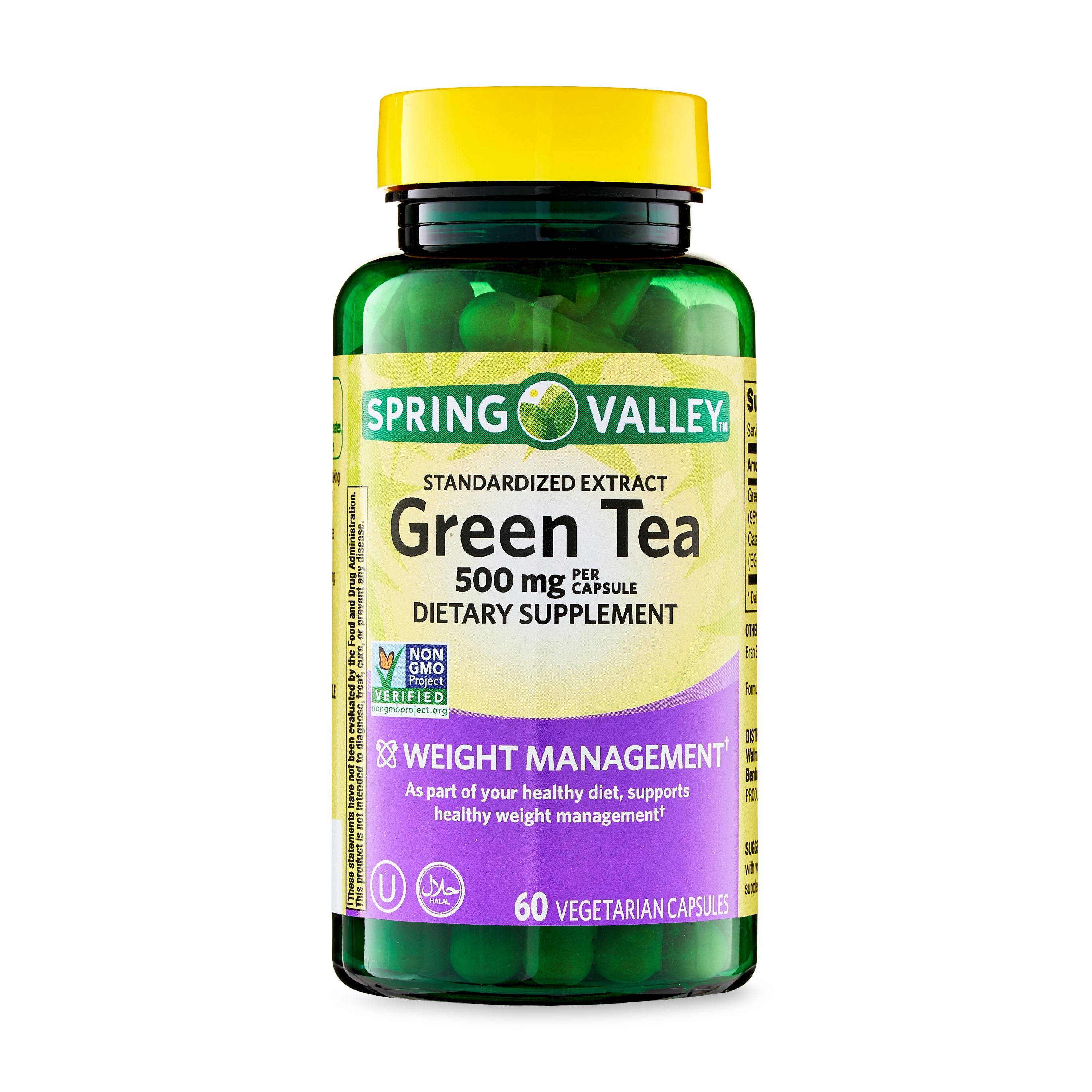 Spring Valley Green Tea Extract Capsules - 60ct