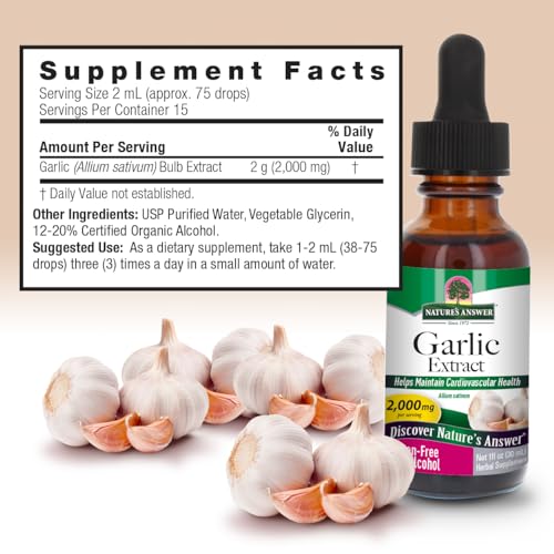 Garlic Extract 1 FL Oz  by Nature's Answer