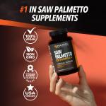 Potent Prostate Health Capsules with Saw Palmetto