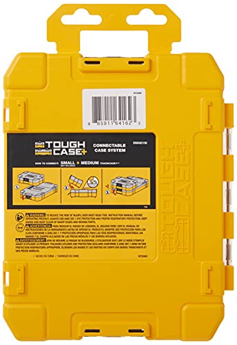 DEWALT TSTAK Tool Box with Clear Lid, 8 Compartments