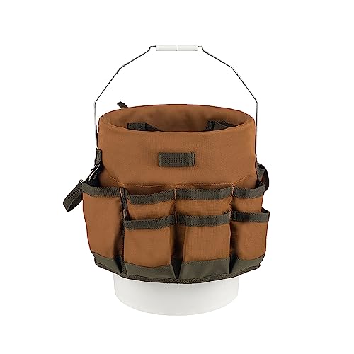 Bucket Boss Bucketeer Tool Organizer, Brown