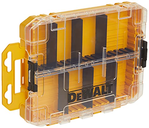DEWALT TSTAK Tool Box with Clear Lid, 8 Compartments
