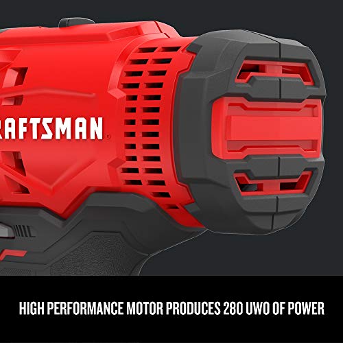 CRAFTSMAN V20 Cordless Drill/Driver Kit, 1/2 inch