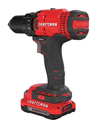 CRAFTSMAN V20 Cordless Drill/Driver Kit, 1/2 inch