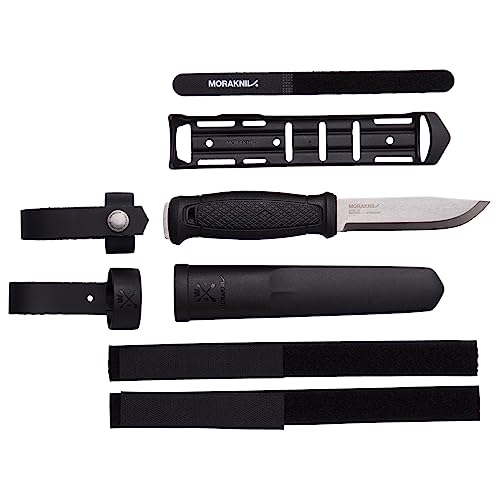 Garberg Survival Knife with Multi-Mount Sheath, 4.3 Inch