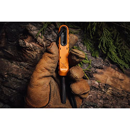 EXOTAC polySTRIKER XL Ferrocerium Fire Starter - Orange/Black