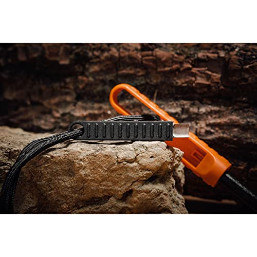 EXOTAC polySTRIKER XL Ferrocerium Fire Starter - Orange/Black